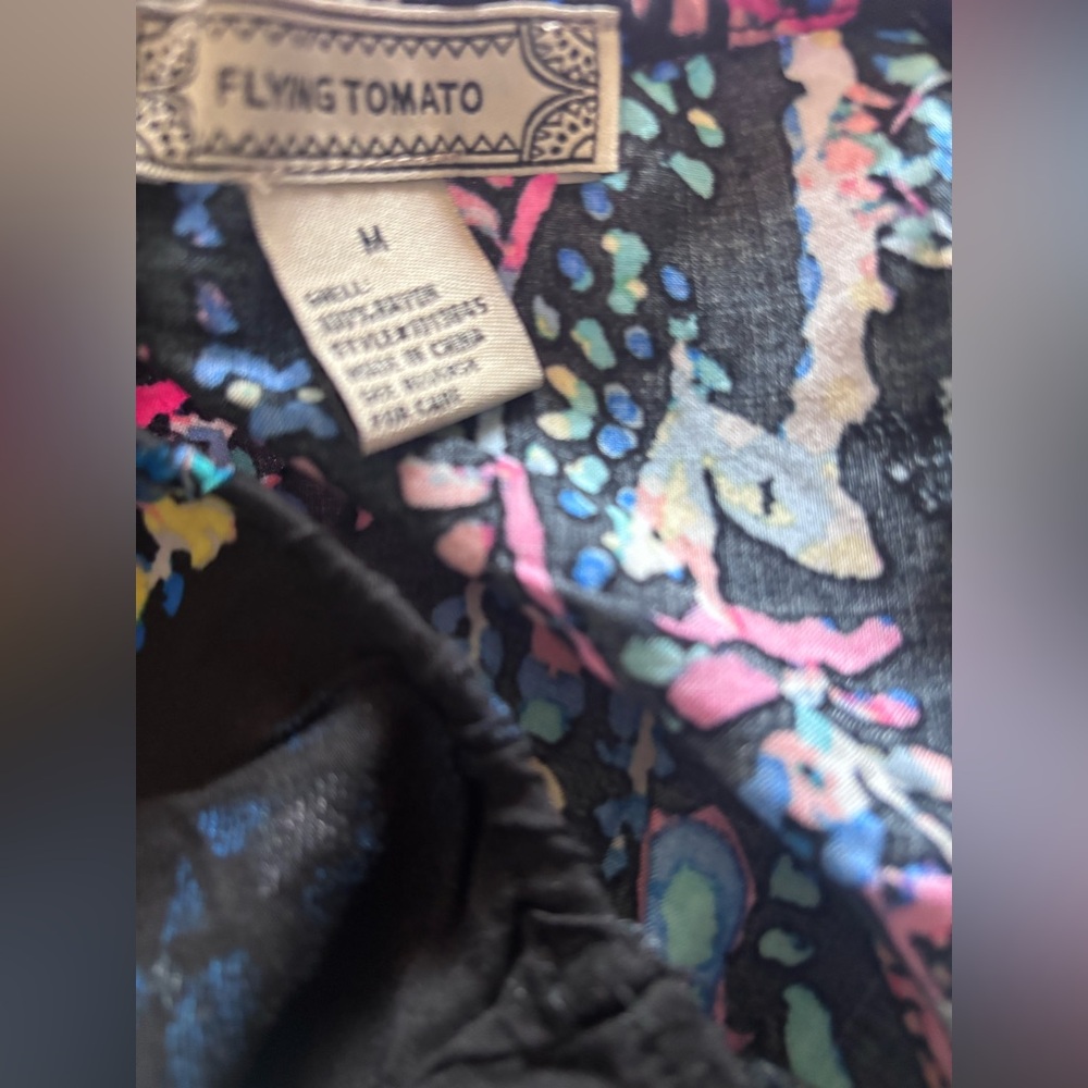 Flying Tomato Boho Halter Maxi Dress - Tribal Print Festival M - Picture 7 of 7